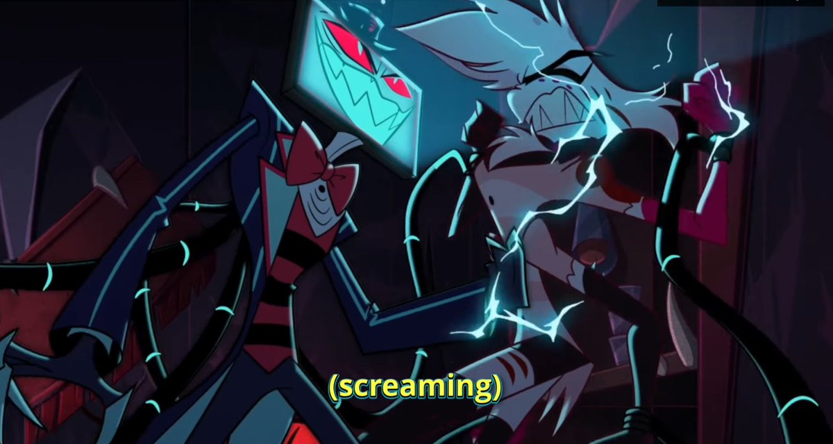 Vox's violence and humiliation towards Angel stem from jealousy, but not solely because of Val. Angel is gay and fully embraces his identity; he can even be seen in public with Val, something Vox cannot do. Naturally, he hates Angel. #Voxhazbinhotel #Angeldust