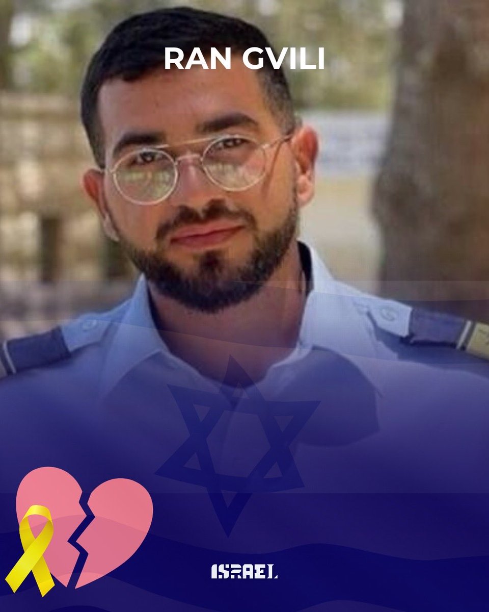 Ran Gvili left hospital on October 7, 2023 to rush to the defence of civilians under attack. He was scheduled for surgery at the time.

He saved dozens fleeing the Nova festival and fought to protect Kibbutz Alumim until killed by Hamas terrorists. His body was kidnapped into