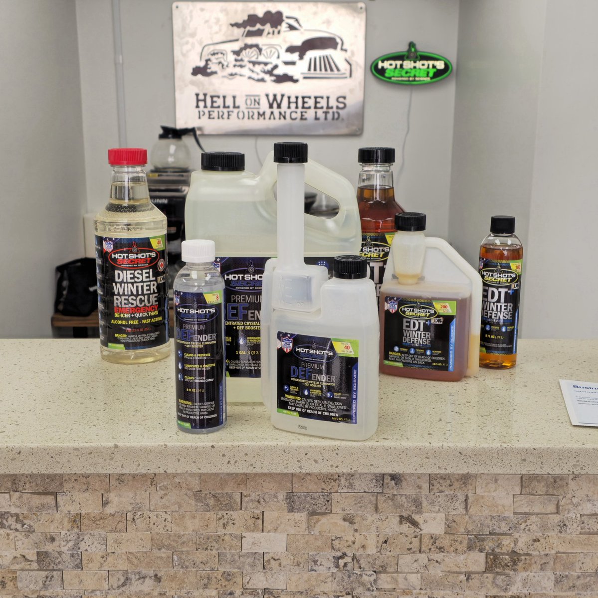 HellLtd's tweet photo. Yeah, we hate the cold too, but did you know, we now stock all sizes of @HotShotsSecret1 EDT+WD, Winter Rescue &amp; the all new Premium DEFender?
#HellOnWheelsPerformanceLtd
#RaiseSomeHell #HellOnWheels
@HellLtd
#EDTWinterDefense
#WinterRescue
#PremiumDEFender https://t.co/YTdXtHB4Md