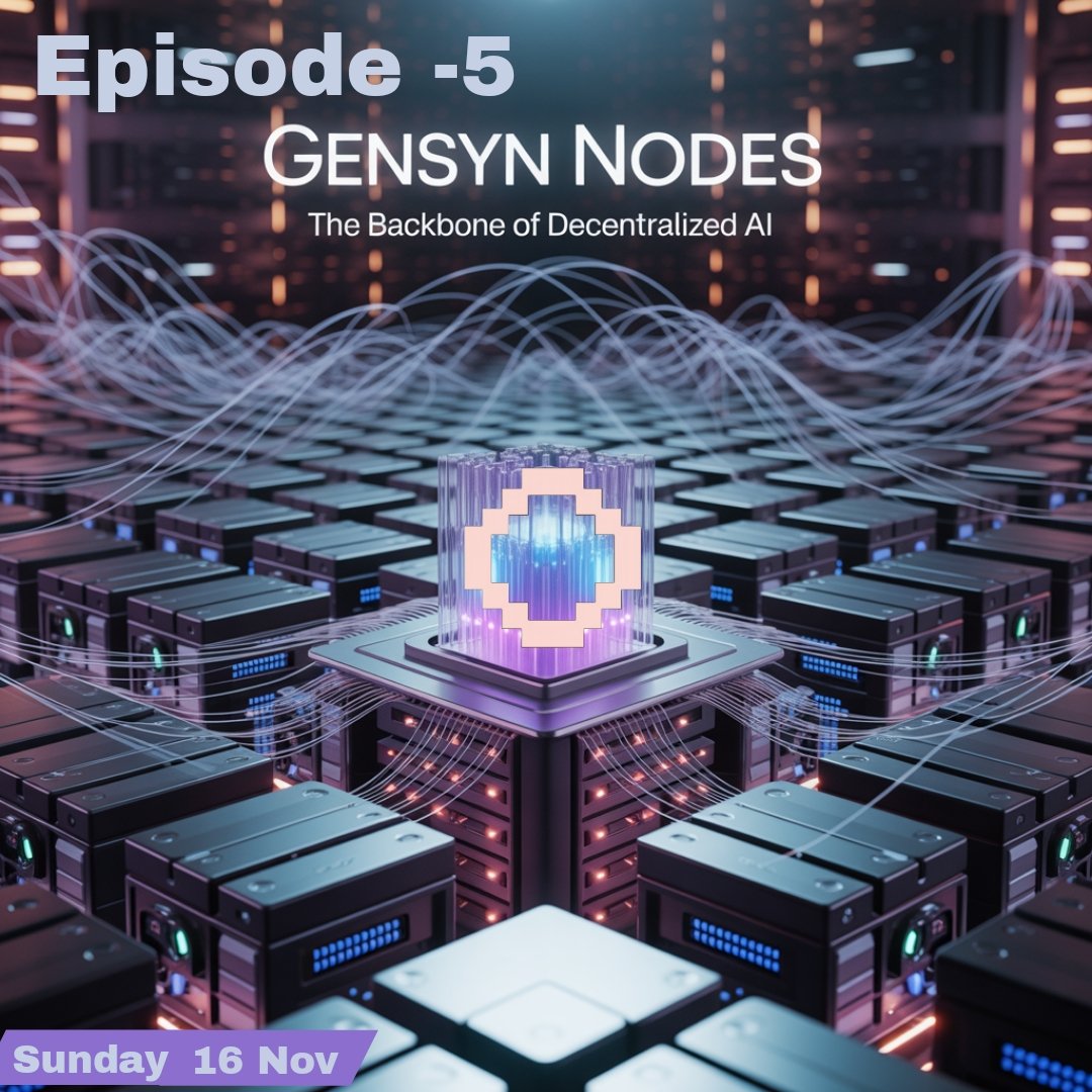 faisalsathu72's tweet image. 🟣 Episode 5 - Explained 

Gensyn Nodes: The Backbone of the Trustless Compute Network

In the Gensyn Network, nodes are the real heroes - the machines that convert raw compute power into verifiable AI training. Every model trained on Gensyn, every gradient computed, and every…