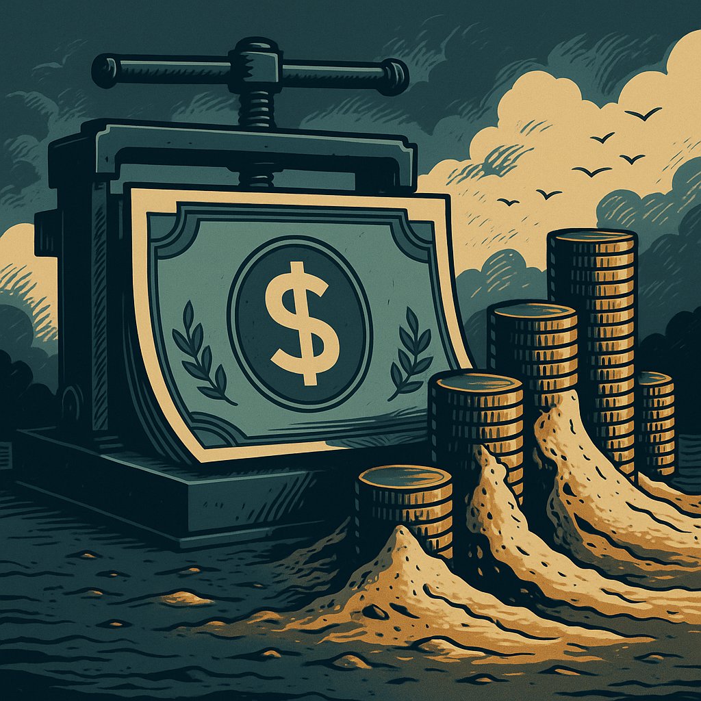 The silent wealth transfer isn’t coming, it’s already here.

We’re living in the Age of Devaluation.

Governments print, assets inflate, and purchasing power quietly disappears.”