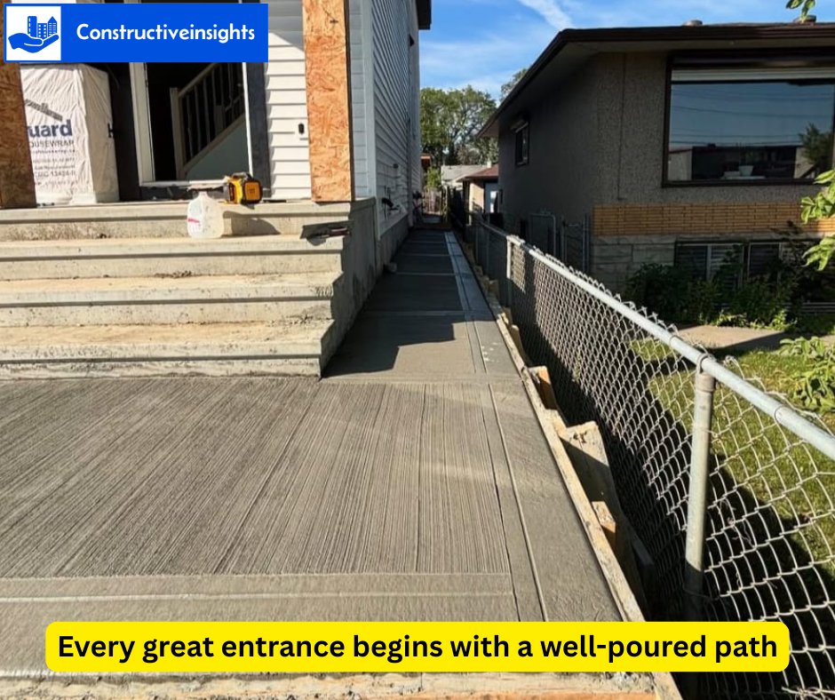 constructive_in's tweet photo. Solid ground, solid welcome. A well-poured path sets the tone before you even knock
#Construction #ConstructiveInSights https://t.co/Z6HpVcugc0