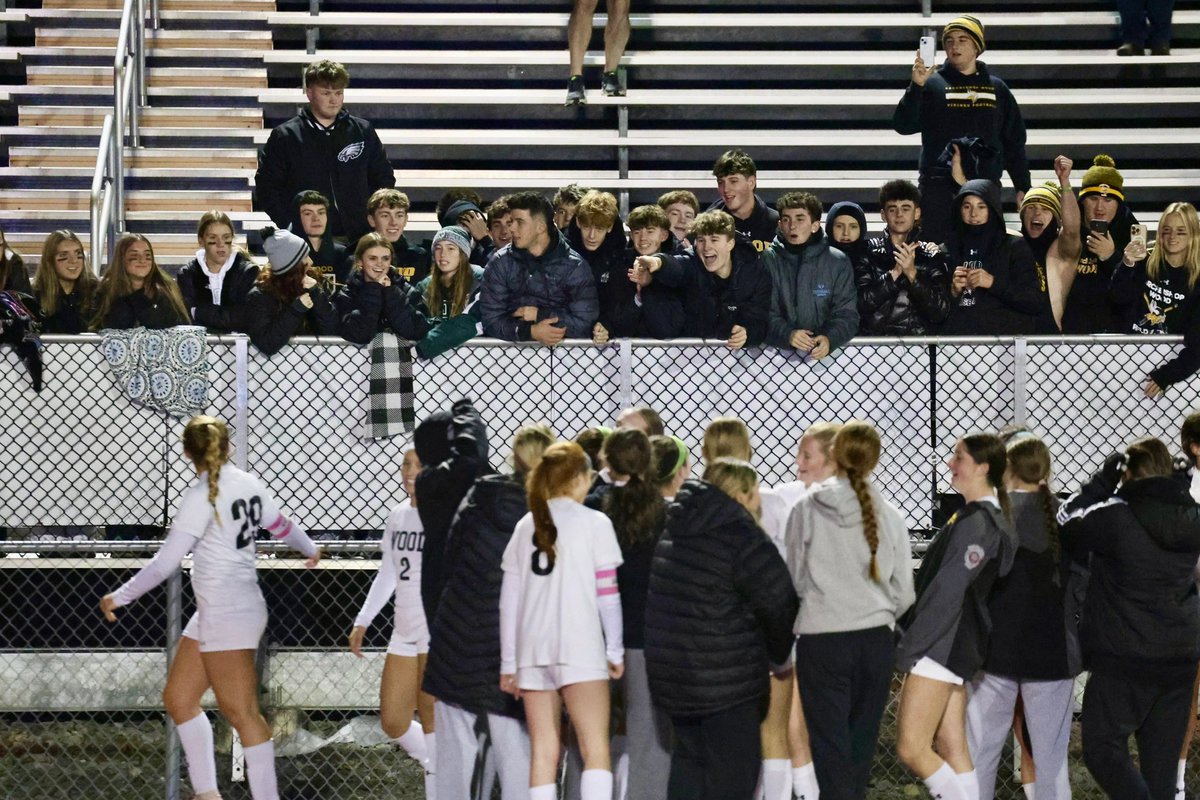 woodgsoccer's tweet photo. SPECIAL GROUP OF GIRLS! SO MUCH TALENT &amp; RESILIENCE! HISTORY MADE! WAY TO REPRESENT WOOD GIRLS SOCCER THROUGHOUT THE YEARS! 2025 PIAA 2A STATE CHAMPS!! #redemption #revengetour @Wood_Vikings 💚🖤💛🏆🥇 https://t.co/5tcRyQdSGV