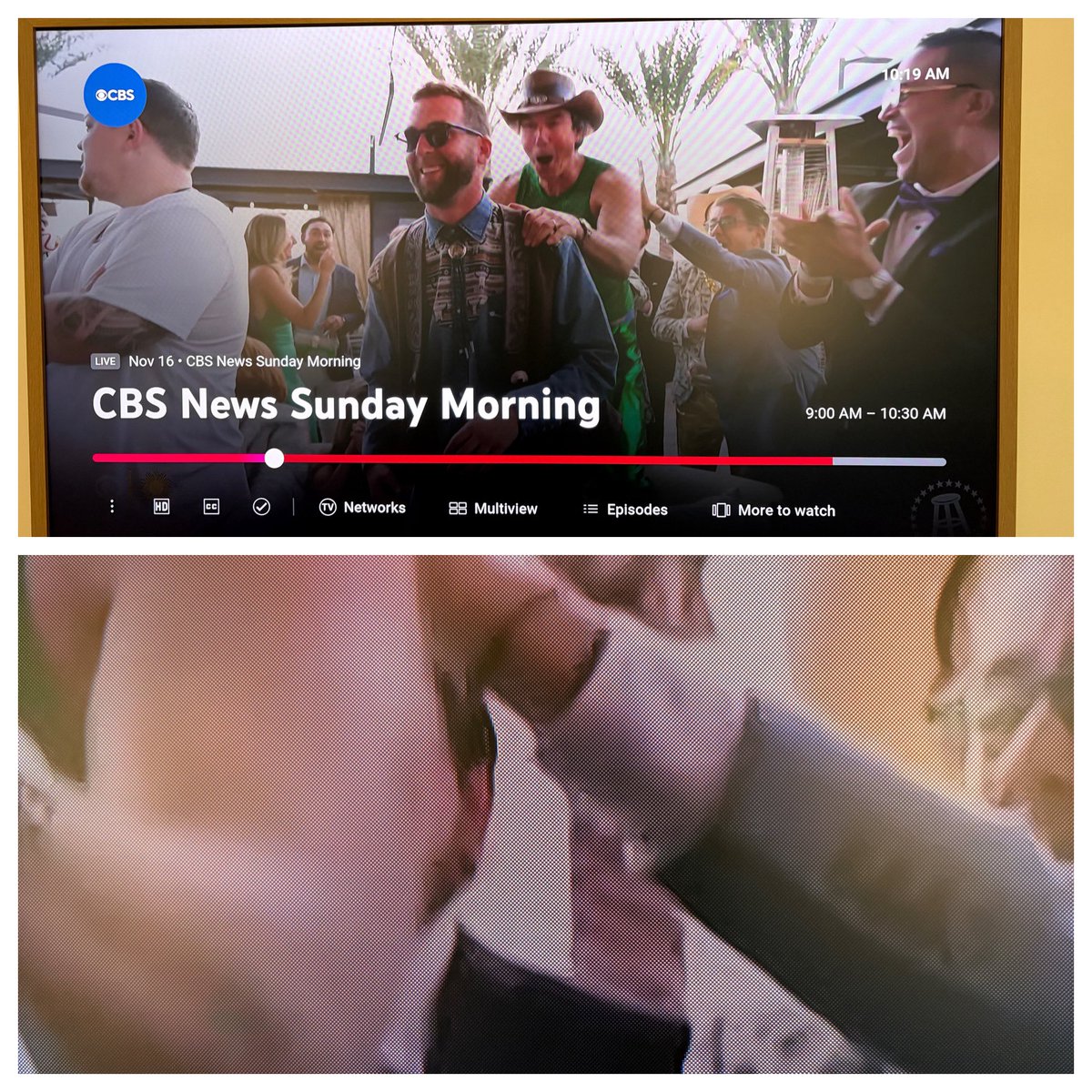 Fulfilling a lifelong dream… <a href="/DrewFranklinKSR/">Drew Franklin</a> was on CBS Sunday Morning!