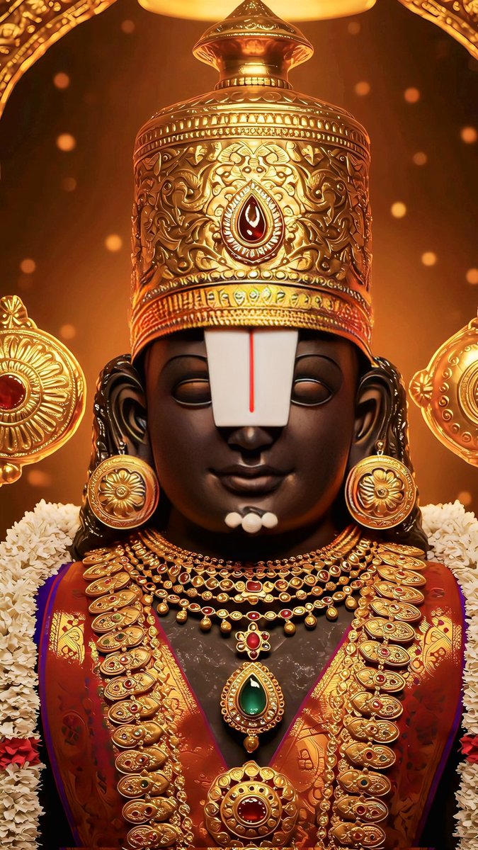 The shine you see is gold. The energy you feel is Shree Venkateswara. 🙏🏻🪷
