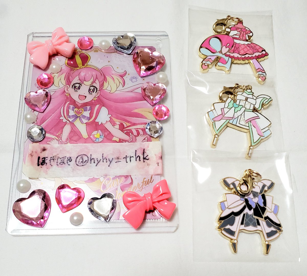 hyhy_trhk's tweet image. 【交換】※郵送のみ
プリキュア コスチュームチャーム

譲　画像のもの
求　ワンダフル&amp;gt;&amp;gt;フレンディ、リリアン(各1)

複数交換優先。固定&amp;amp;ALT必読。
検索からでもお気軽にお声掛けの程宜しくお願い致します🙇