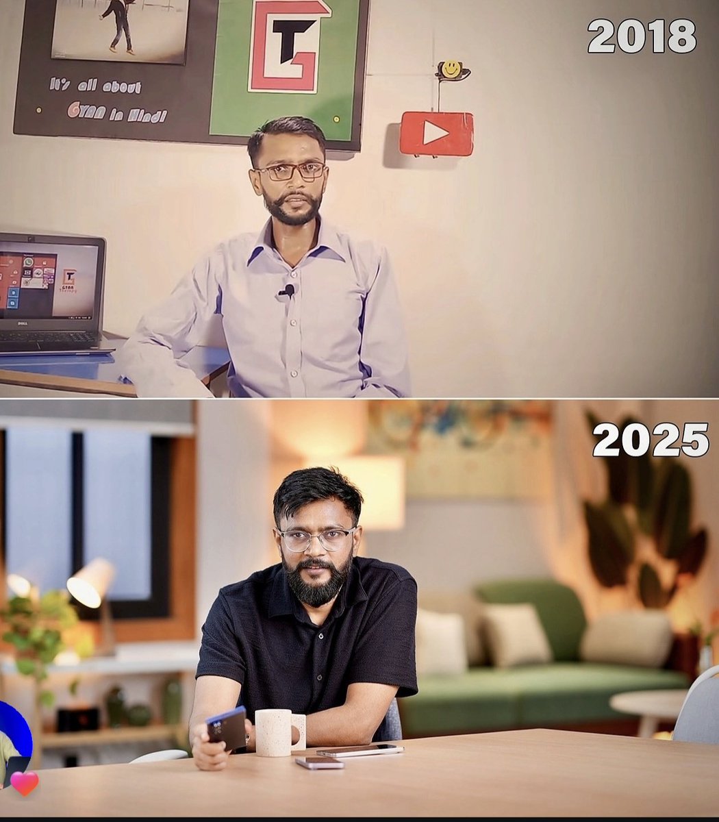 techbharatco's tweet image. If I&apos;ll ever do a Phd., My research thesis would be on the transformation of Rakesh bhai. 🤪