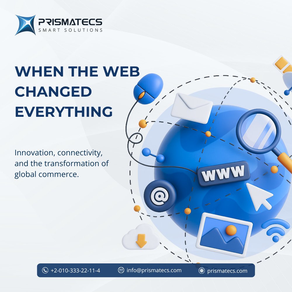 Prismatecs's tweet image. 🌐 Fun Fact:
The World Wide Web, invented in 1989 by Tim Berners-Lee, turned local business into global opportunity. 💼

It connected people, data, and ideas —
and paved the way for everything from e-commerce to ERP systems.
#Prismatecs #WorldWideWeb #DigitalTransformation