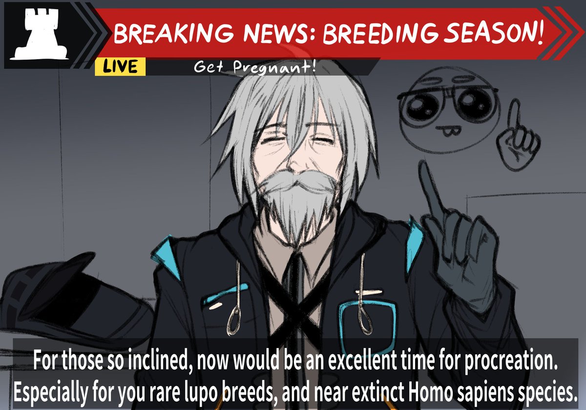 Tarsanov95's tweet photo. The Doctor boosting future operator recruitment.
Grandpa Doctor by @MelonLoverGuin and my OC operator Tacet.
#アークナイツ #明日方舟 #Arknights #Provence #プロヴァンス #普罗旺斯 #Tacet https://t.co/mZaYK3uW9B