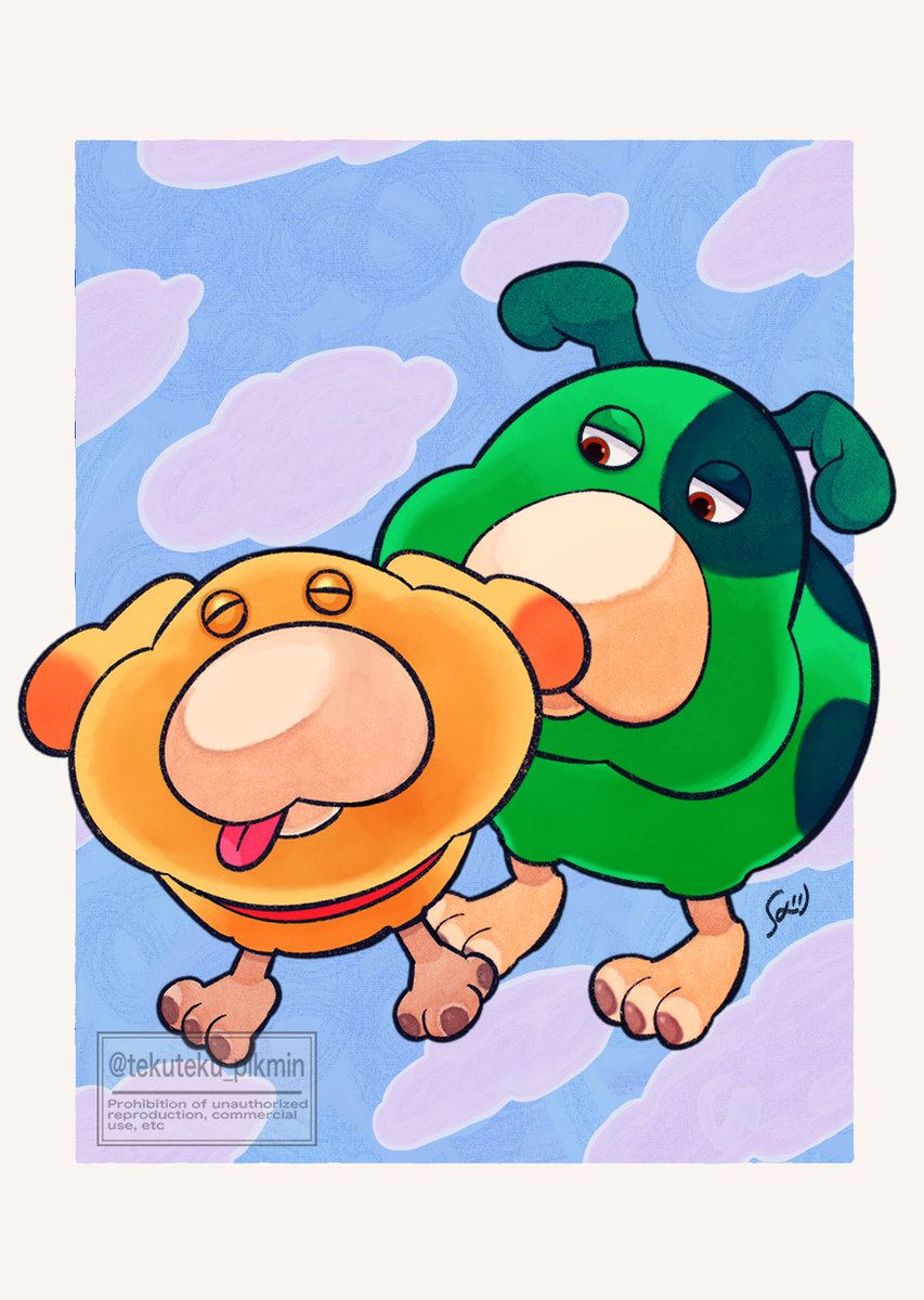 tekuteku_pikmin's tweet image. オッチン🐶モス🐶

#ピクミン4  #pikmin4