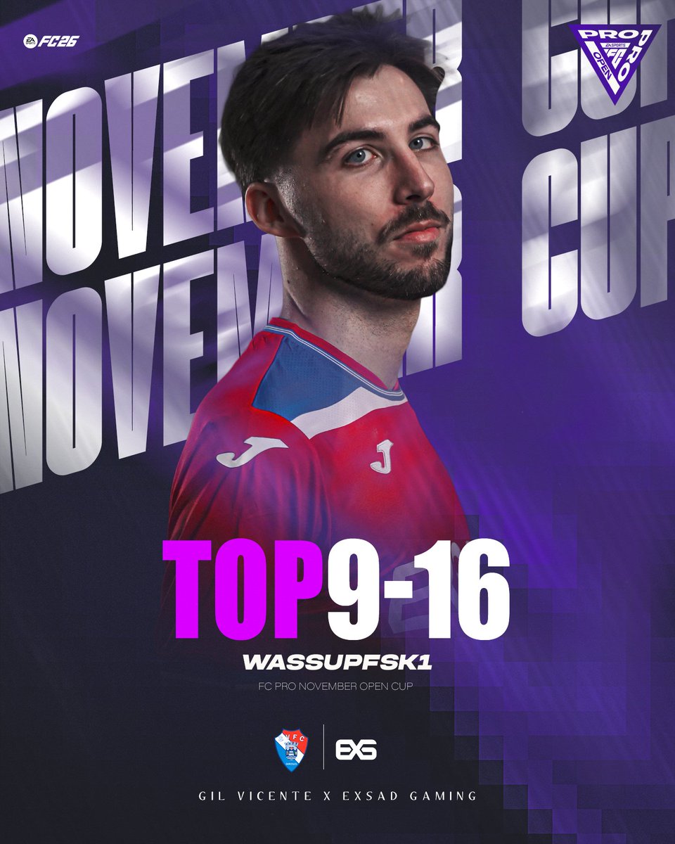 Não era este o desfecho que queríamos 💔

Mas o trabalho deixa-nos confiantes no futuro. Derrota por 10–15 vs TEKKZ e Top 9-16 garantido no FC Pro November Open Cup. ⚔️

Voltamos mais fortes. 💪
<a href="/GVFC_esports/">Gil Vicente FC eSports</a> | #WeMakeitLookeasy