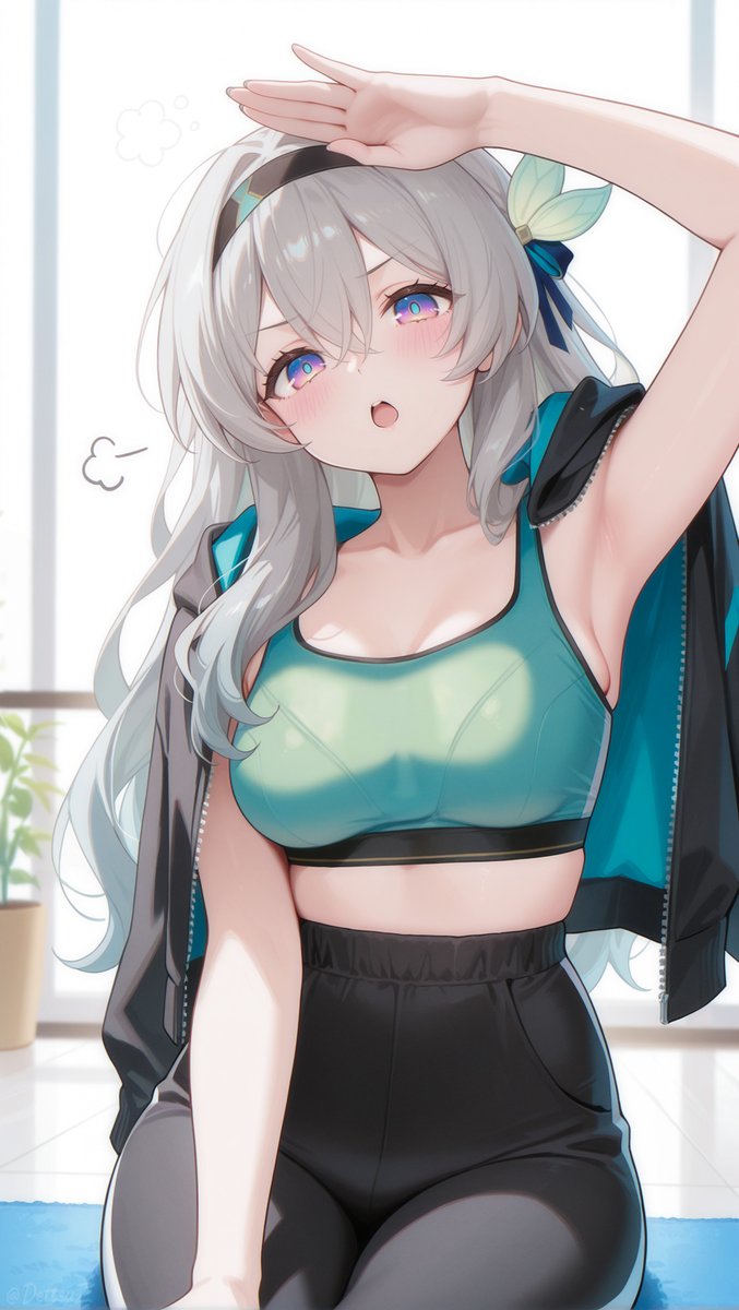 DettsuZ's tweet photo. 「ワークアウト開始」
#Firefly #ホタル SFW https://t.co/qOJOUuUkih