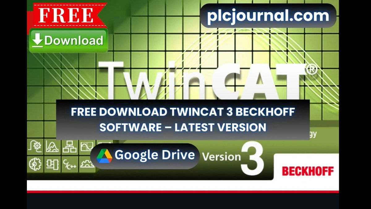 plcjournal's tweet image. TwinCAT 3 Beckhoff Software – Free Download (Latest Version)
Download TwinCAT 3, one of the most powerful and professional software for Industrial Automation, PLC Programming, Motion Control and Machine Automation, completely free from Google Drive now.#TwinCAT3 #Beckhoff #PLC
