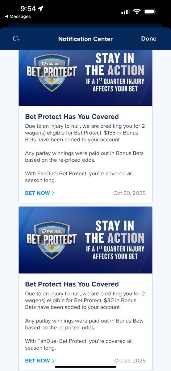 #fanduel #Fanduelparlay 🙏🏽 thank you for the free money from the football bets … thats some real shit💜💜