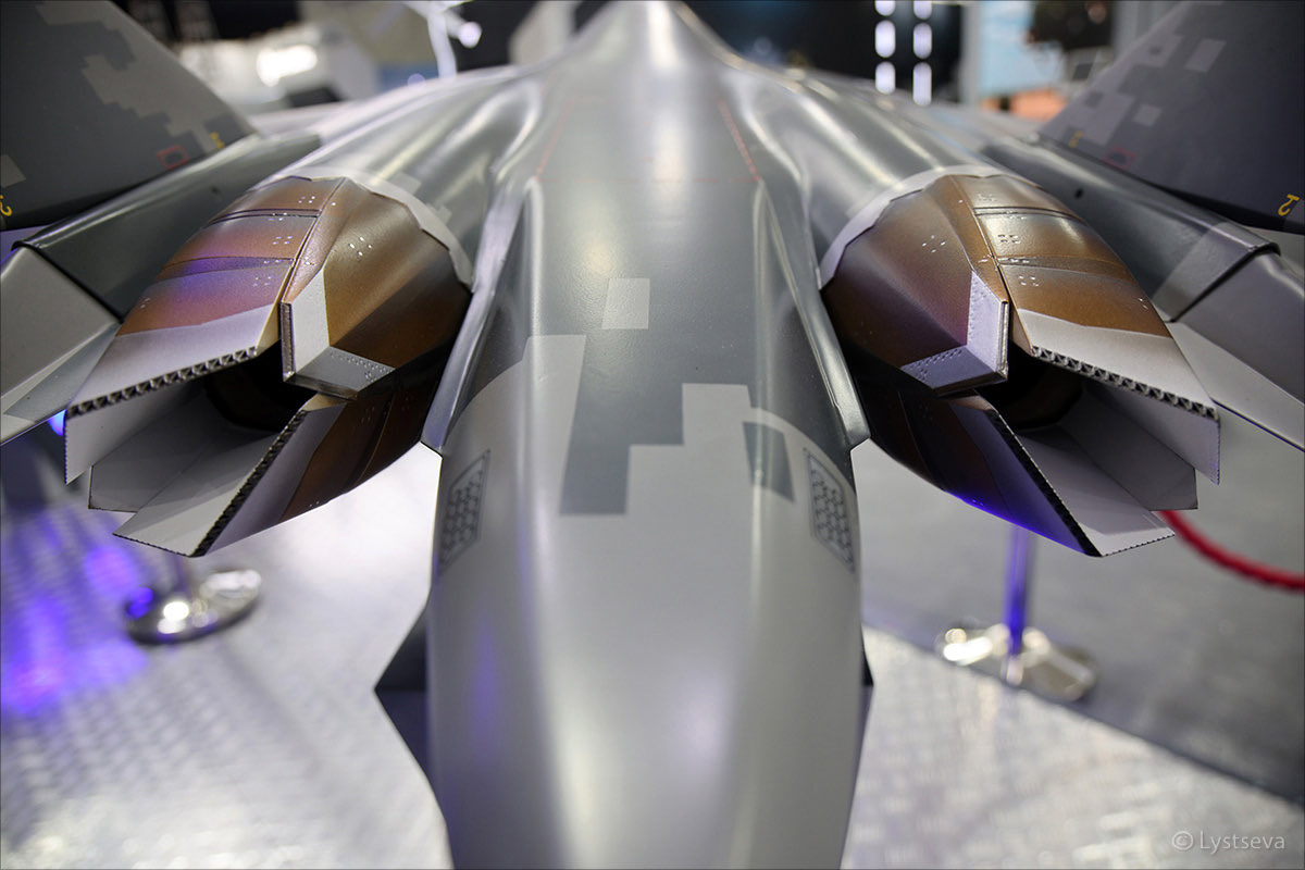 Tvc Engine ️ New Su‑57 TVC engine model at #DubaiAirshow2025 A new model of the Su ...