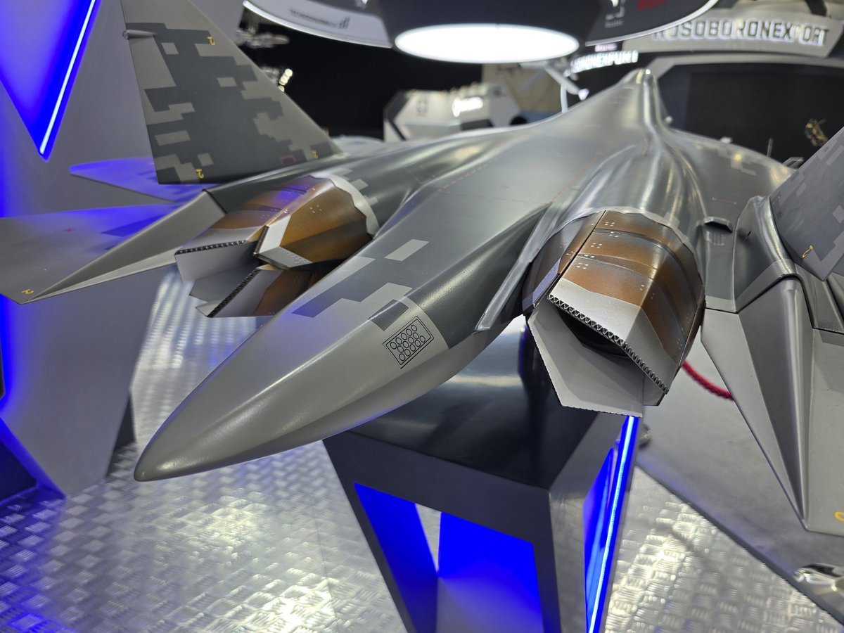 Tvc Engine ️ New Su‑57 TVC engine model at #DubaiAirshow2025 A new model of the Su ...