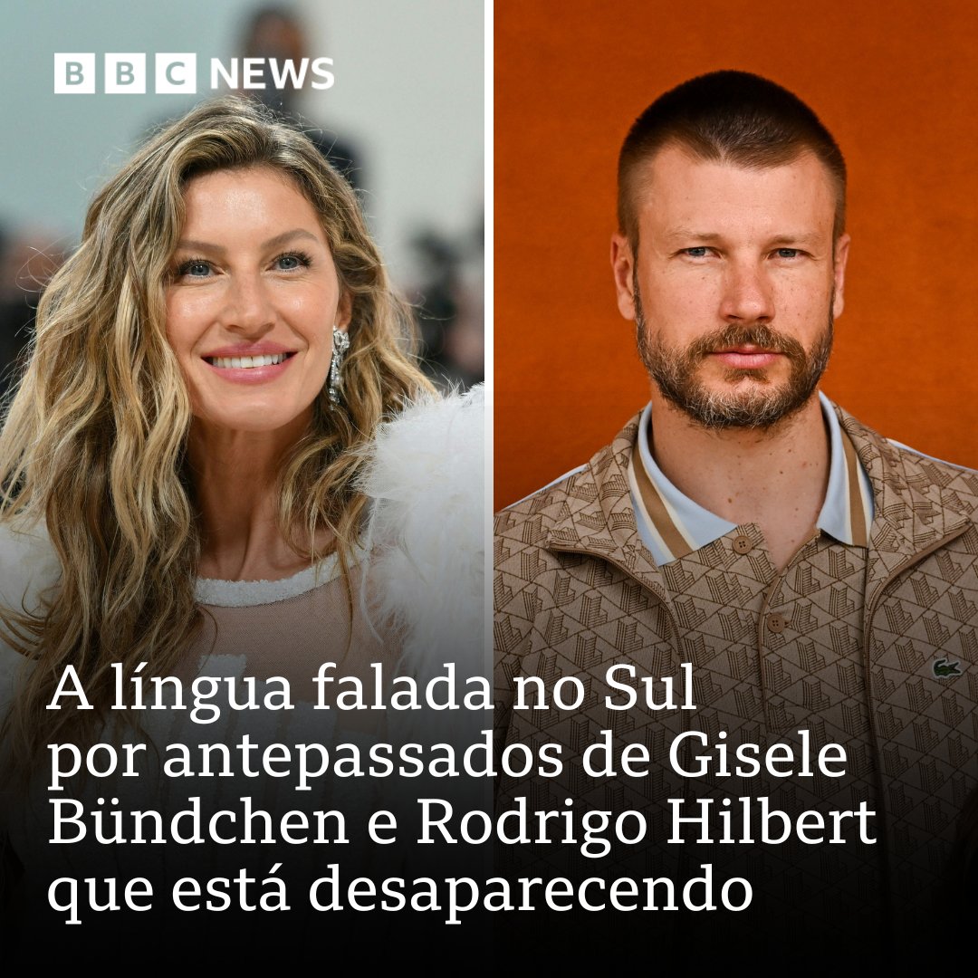bbcbrasil's tweet image. No século 19, os Bündchen e os Hilbert, imigrantes vindos da Alemanha, usavam cotidianamente o hunsriqueano — que, hoje, enfrenta a dificuldade de se perpetuar nas novas gerações: bbc.in/4nN2LT7