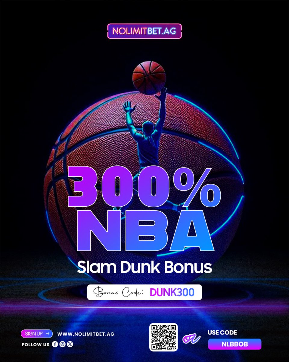 BobSportsBets's tweet photo. 🔥 Slam it BIG this NBA season!
Grab a 300% Slam Dunk Bonus and take your game to the next level 🏀💸
Use Code: DUNK300 and start winning now!
👉 https://t.co/3K2f2uoJnq

#NBABonus #SportsBetting #BasketballLife #BetAndWin #SlamDunkBonus #NBAFans #GamedayReady https://t.co/r8VzCi3bpL