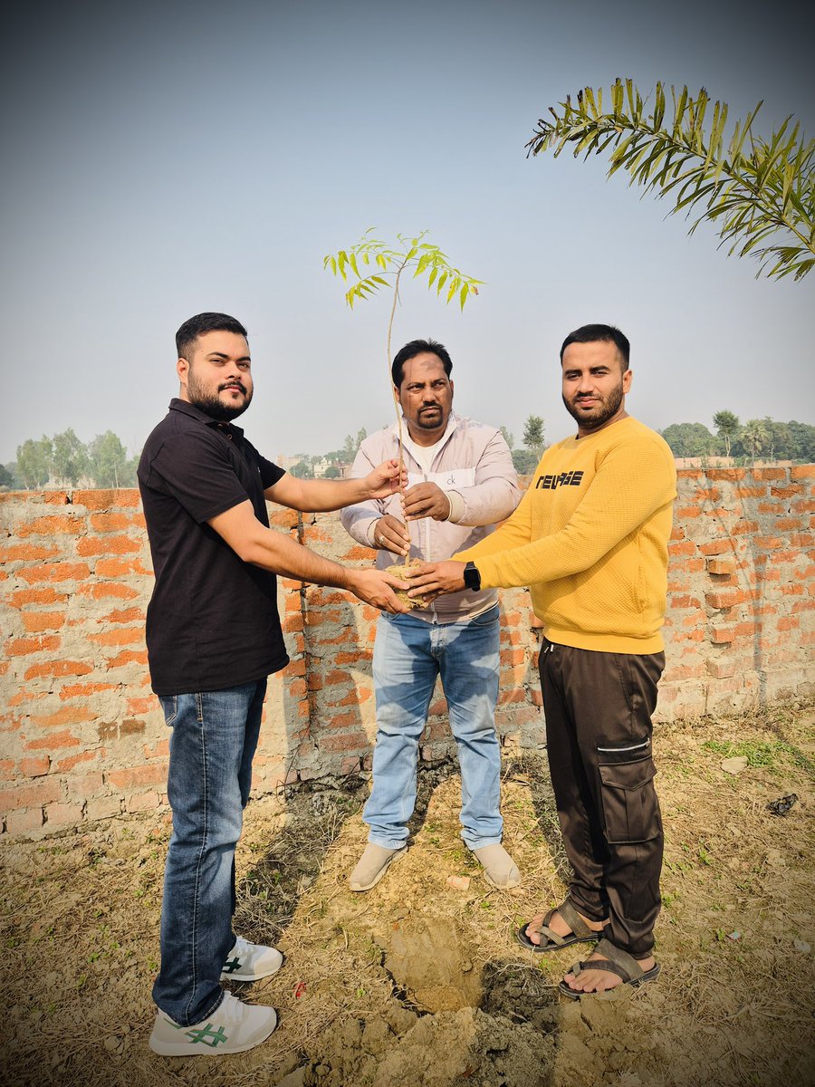 #हर_रविवार_पौधरोपण के क्रम में 244 वें रविवार को 2 आम 2 नीम के पौधे सरस्वती एकेडमी डुमरिया लाला ,देवरिया में रोपित किए गए !!
“”ये पौधे रोपित करने का क्रम आजीवन जारी रहेगा “
#deoria #green_deoria <a href="/DrVNMishraa/">Vijaya Nath Mishra O+</a> <a href="/divyamittal_IAS/">Divya Mittal</a>