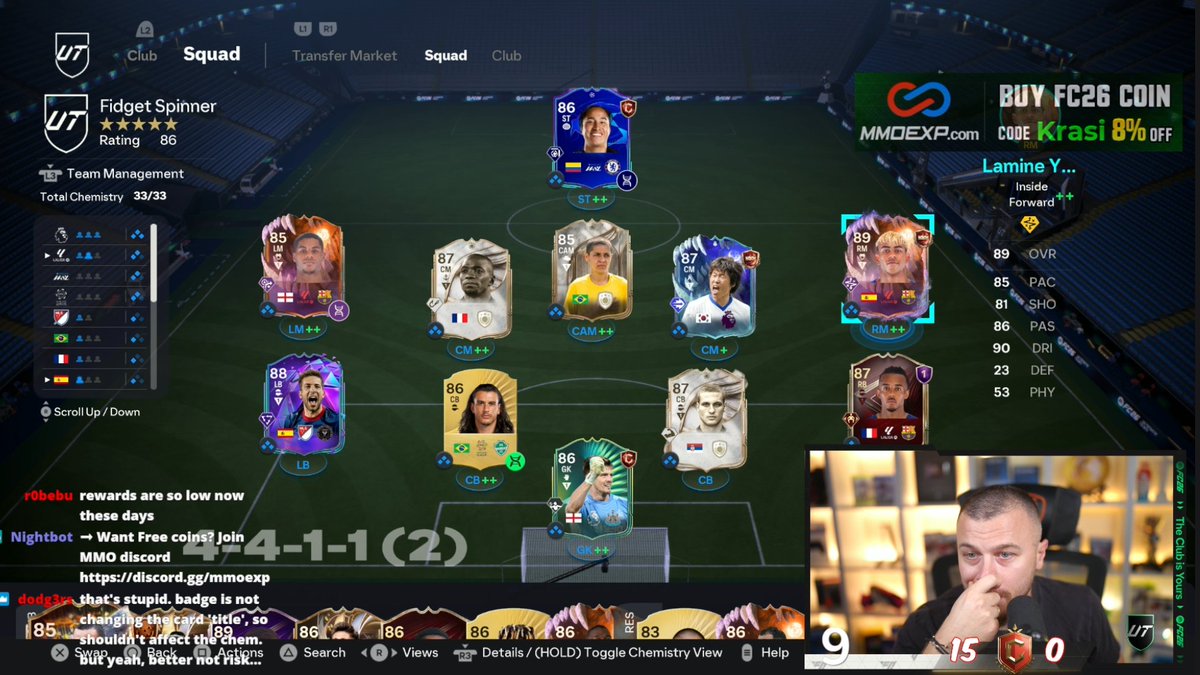 had so much fun using this team yesterday. That EVO Rashford is crazy broken w/ gamechanger+. 1 game away from completing Ibanez too. Park is the most unreal box to box! Makelele is prime Kante. Pope is a must do SBC. Ramirez is THE GOAT