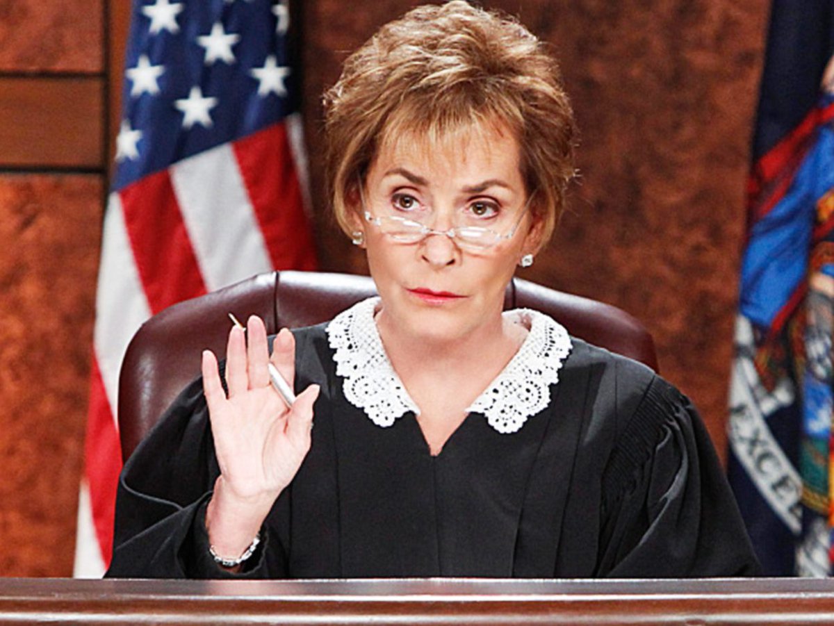 Blaq_Ston's tweet image. What&apos;s your favorite #JudgeJudy line? 

Mine is:

&quot;Listen, they don&apos;t keep me here because I am gorgeous&quot; ....and then she silmiles

#UFC320