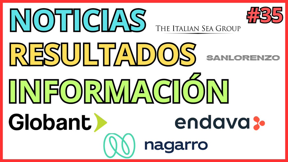 👉¡ENDAVA se DESPLOMA! ¿GLOBANT Presentó BUENOS RESULTADOS? ¡NAGARRO se DISPARA en BOLSA!📊🔥 $NA9 #NA9 $GLOB $DAVA $TISG $SL #michaelburry #ia 

youtu.be/TOXTQuyoloA