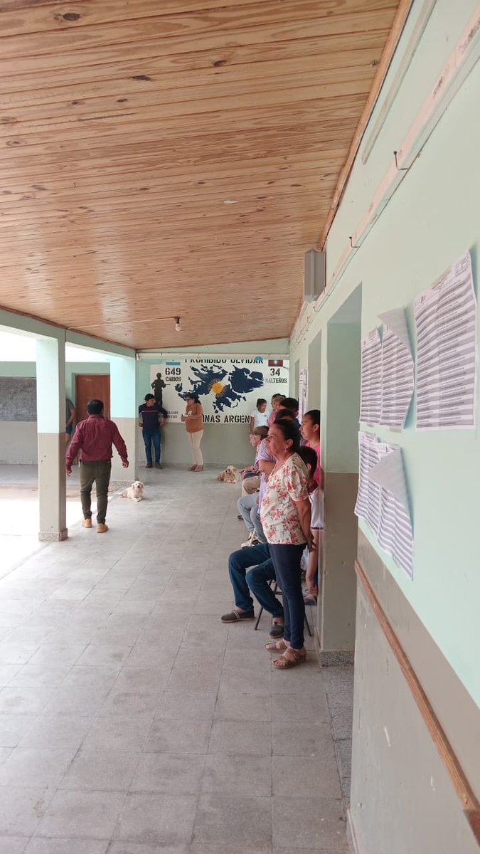 Día de elecciones en Rivadavia Banda Norte