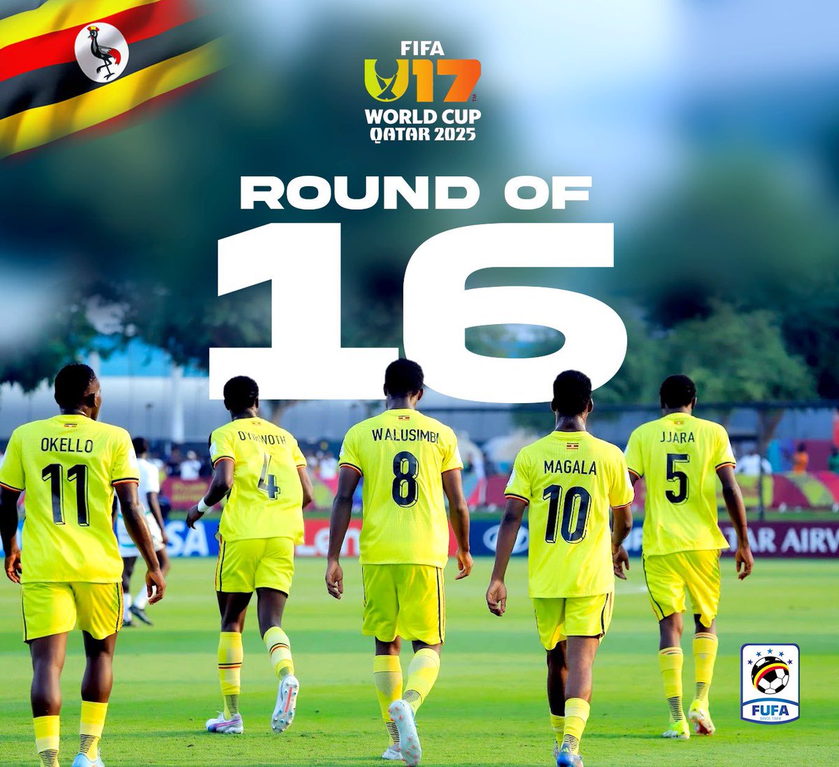 OfficialFUFA's tweet image. 🎨 Uganda Cubs — Round of 16 on 18.11.2025 

#U17WC
