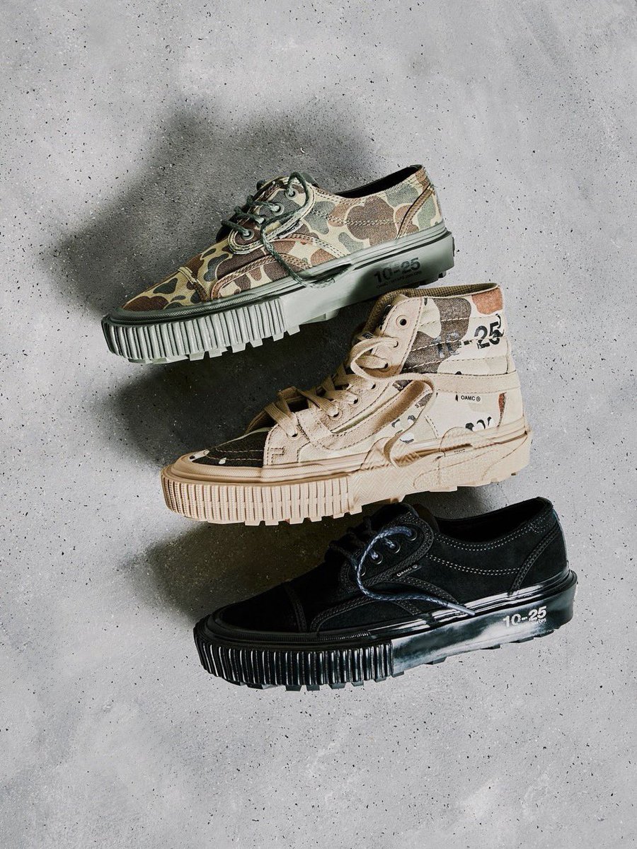 OTW by Vans x OAMC x WTAPS『Seylynn Lug & Sk8-Hi GL Lug』が現地