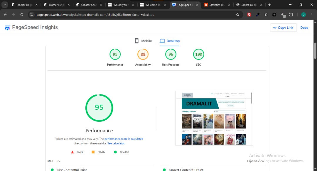 krestovacrafts's tweet image. Lately, I’ve been learning so much about the web that I probably wouldn’t have discovered if I didn’t pause coding to focus on core web vitals.

And honestly, what’s the point of a good project if nobody ever gets to see it?
#wordpress #framer #webdesigner #seo
