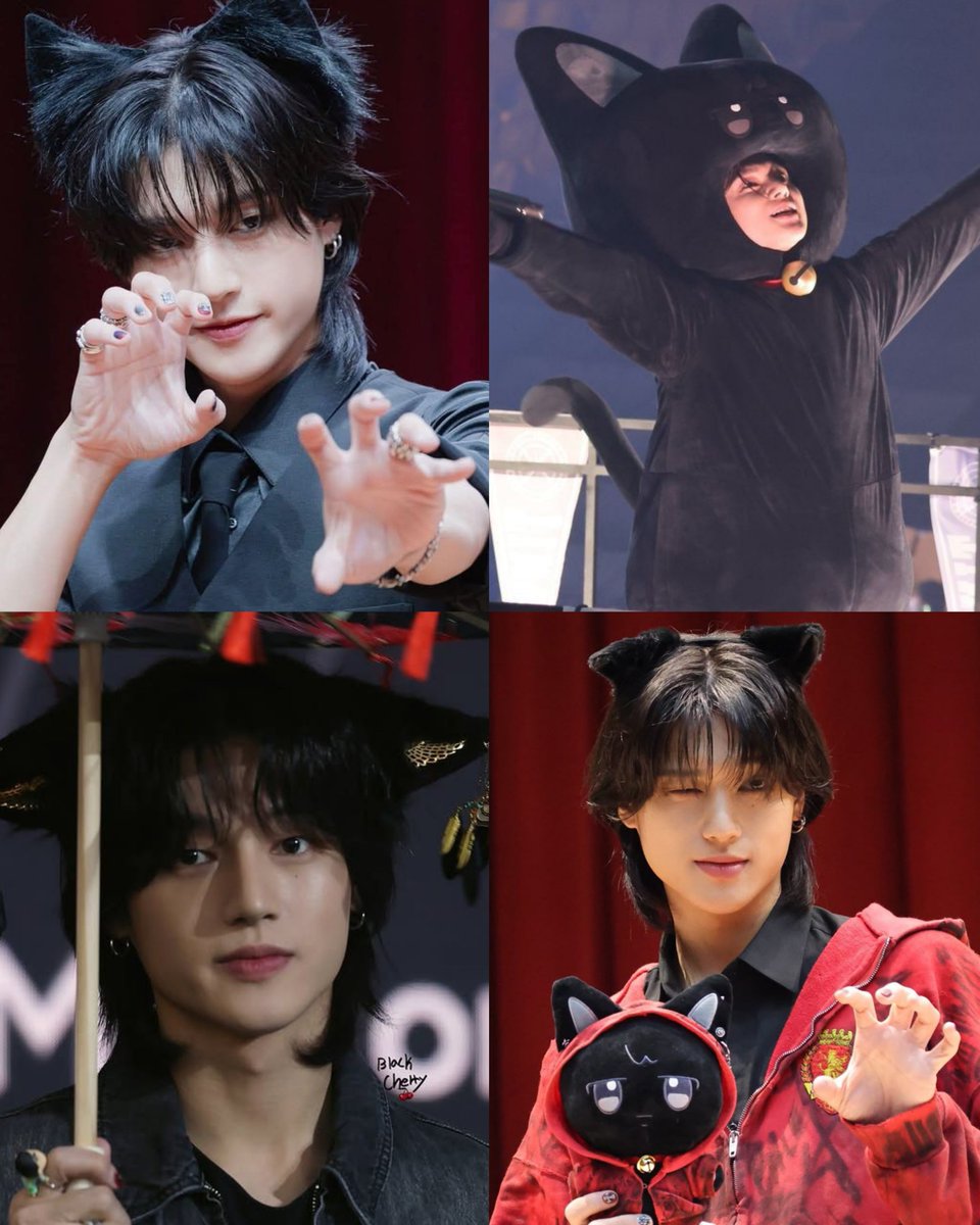 Wooyoung "black cat" agenda continues 🐈‍⬛🙂‍↕️