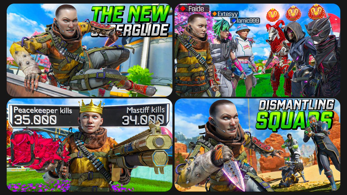 Recent Apex Legends thumbnails made for @ FaidesTwitch 🫡