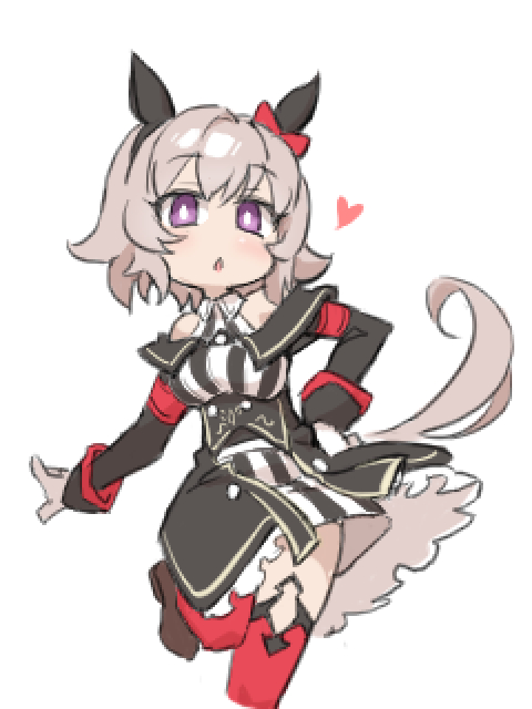 ジャズっぽい音楽聞きながら描いた踊るカレンチャン #ウマ娘