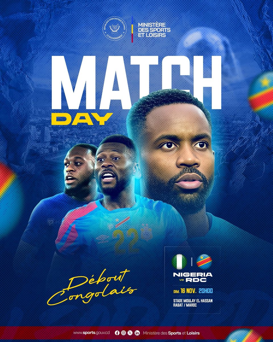 🚨2026 WORLD CUP 🎥 Je vais diffuser en direct le match d’aujourd’hui — Congo 🇨🇩 vs Nigeria 🇳🇬 ! Ne manquez pas ça 🔥 Suivez le live sur Twitter avec Kivu Pulse 🏆💪 Allez les Léopards! 🐆🇨🇩

<a href="/Nevesbabe/">Neves💕🇨🇩</a> <a href="/marlonluzayamo_/">Anaelmarlon Luzayamo🇨🇩</a> 

<a href="/Nevesbabe/">Neves💕🇨🇩</a> @Yan1 <a href="/l_jimanel/">Coach Jimanel LWIGULIRA</a> <a href="/Kamanda_Analyse/">Kamanda⚔️</a> <a href="/AngelKazadi/">Kazadi Angel/ Fairy Godmother</a>