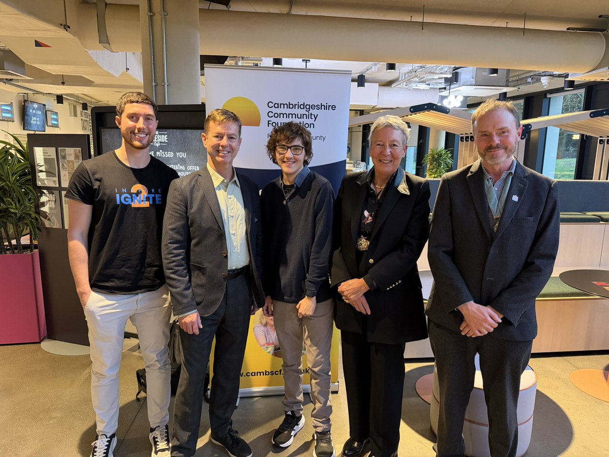 Lord_Lt_Cambs's tweet image. As President of @cambscf  it was great to be at the launch of their Impact Report @BradfieldCentre. They really do help philanthropists large or small to get to the often unheard groups who are really making a difference in our communities &amp;amp; need funds to continue their work.…