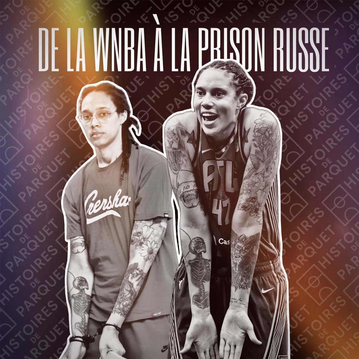 HDP_Pod's tweet image. Encore désolé, ça va commencer à devenir une tradition que j’oublie l’annonce… 🤦‍♂️

On se replonge dans l’univers de la WNBA. 
Brittney Griner, vous connaissez son histoire… mais la connaissez-vous vraiment ?

➡️ Nouvel épisode d’Histoires de Parquet disponible demain.