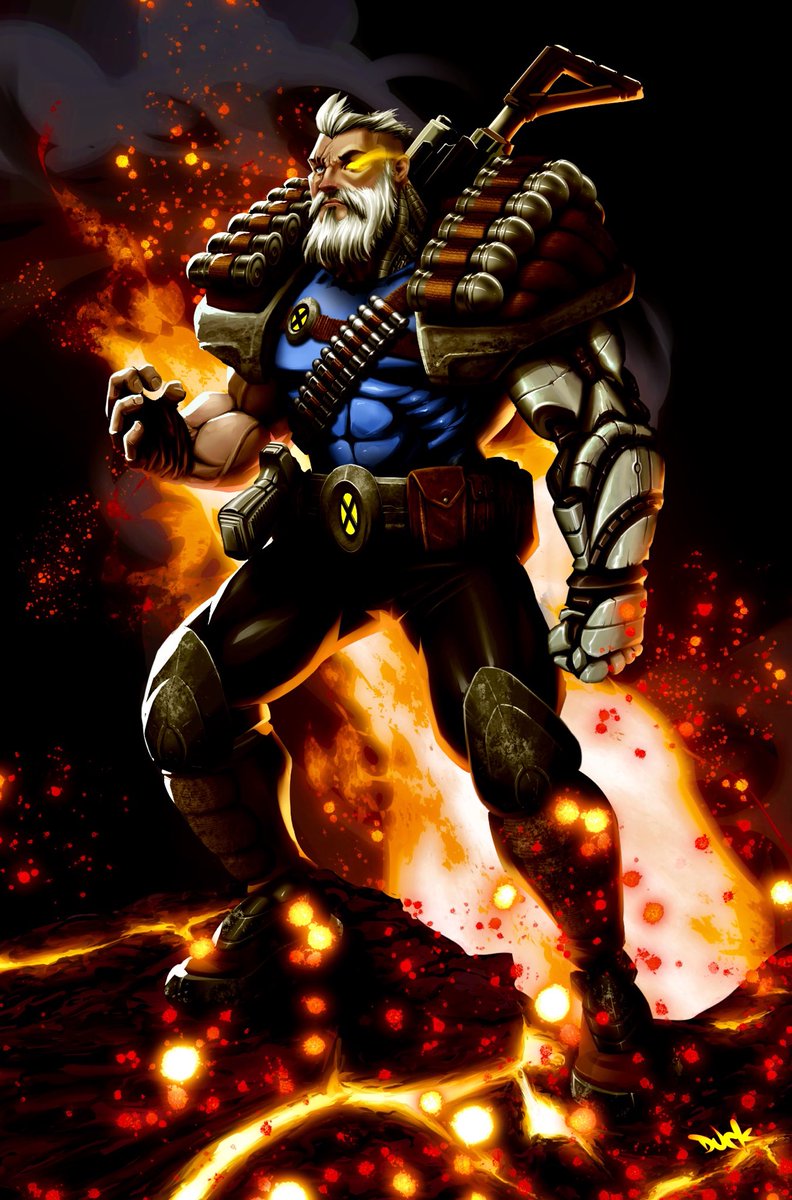 DuckBaconGraph's tweet image. Finished Cable piece