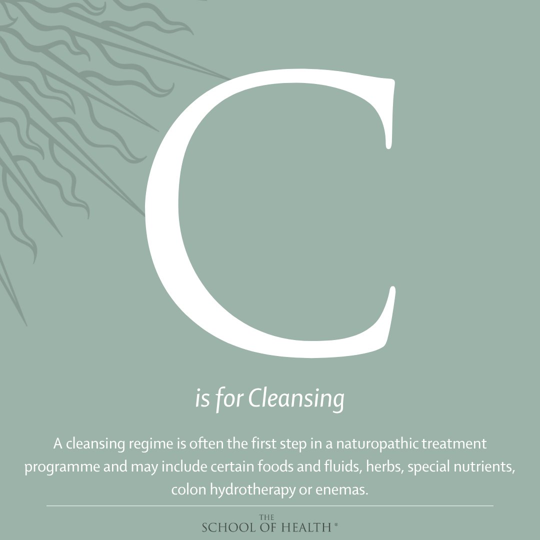 School4Health's tweet image. Naturopathic philosophy includes concepts from many different natural therapies and healing modalities -- from A to Z.

Learn more, study naturopathy.
schoolofhealth.com/naturopathy/a-…
...
#cleansing #naturopathy #naturopathicmedicine #BeBetterNaturally
