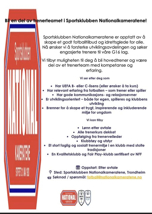 Strekker ut logoen litt her, jeg