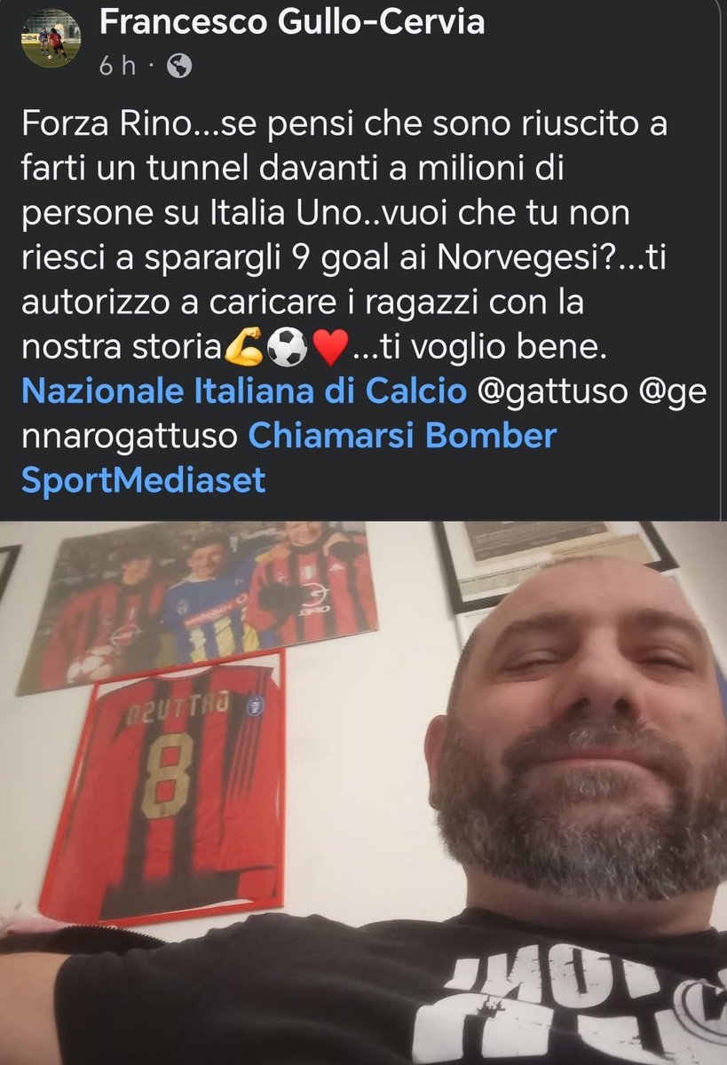 Bel primo tempo. Ora quindici minuti di discorso motivazionale <a href="/bot_gino/">Rino Gattuso Bot</a>