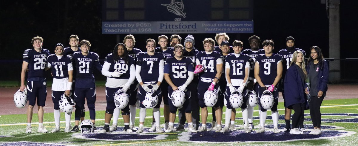 Proud of our seniors and this entire team.
Thank you for an incredible season. Commitment, Ownership, Discipline, &amp; Effort showed every single week. Thanks for representing Pittsford with grit and class. #CodeBlue #PantherPride #PantherFamily