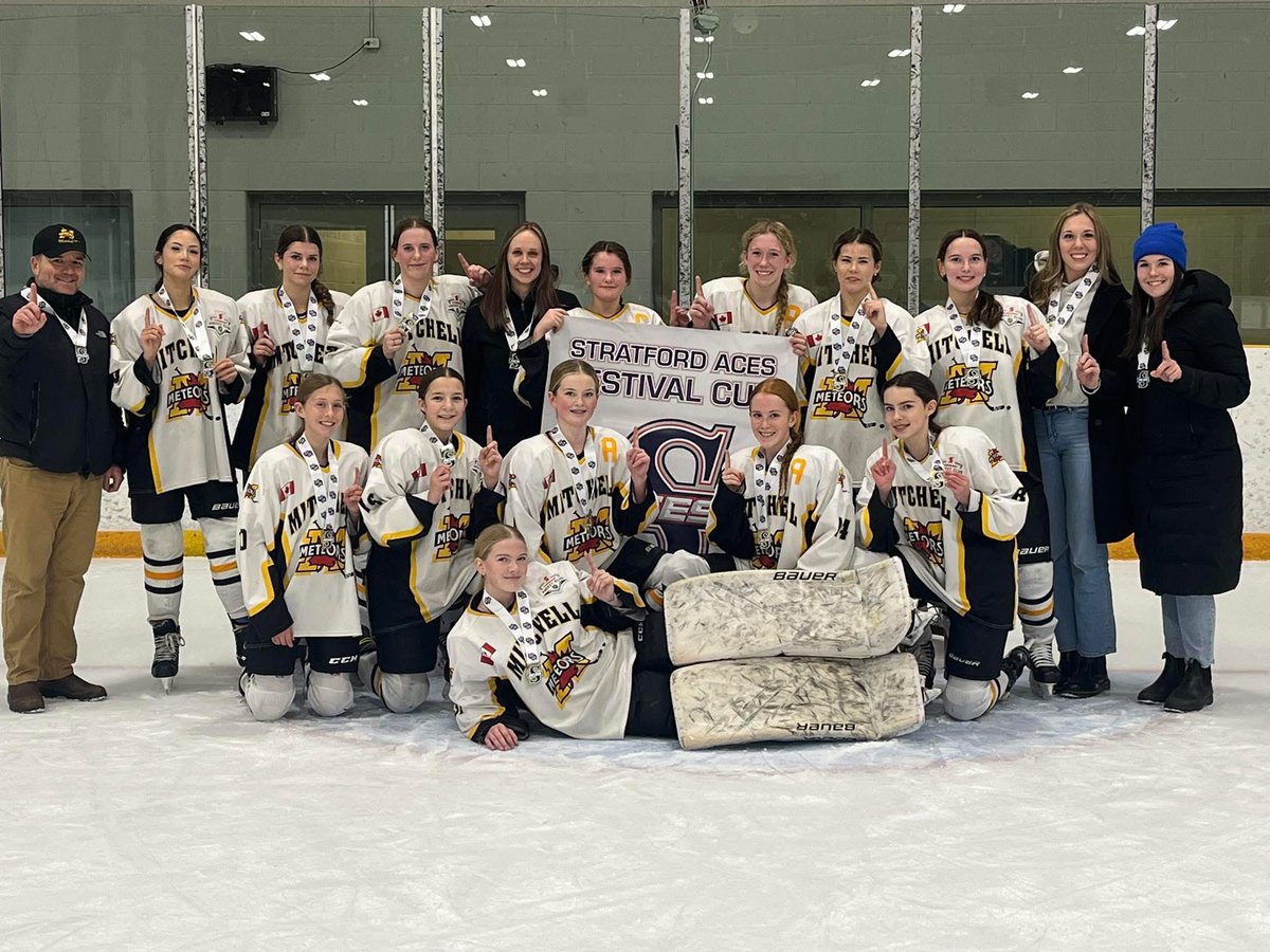 Congrats to the Eidt’s BMR Express <a href="/MitchellMeteors/">MitchellMinorHockey</a> U15 Girls, U15 B champs in the <a href="/Stratfordaces/">Stratford Aces</a> Festival Cup!