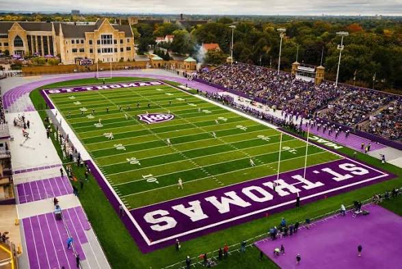 Had a great day <a href="/UST_Football/">St. Thomas Football</a>! Thank 
you <a href="/TannerWestrum/">Tanner Westrum</a> for inviting me! Thank you to all coaches the I got to meet and talk to!

<a href="/Coach_Caruso/">Coach Glenn Caruso</a> <a href="/AaronHaigler/">Coach Aaron Haigler</a> <a href="/JosephBlume92/">Joseph Blume</a> <a href="/WingenbachRon/">Ron Wingenbach</a> <a href="/ol_gapdownFB/">Gap Down - OL Football</a>