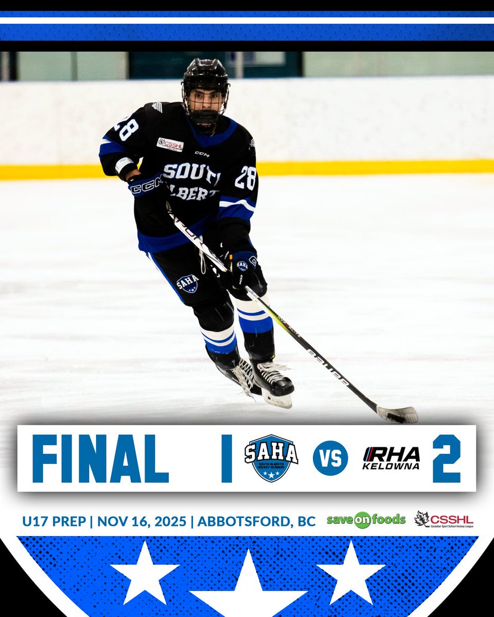 SAHockeyAcademy's tweet image. Sunday morning U17 Prep final in Abbotsford. 

#SAHA #CSSHL