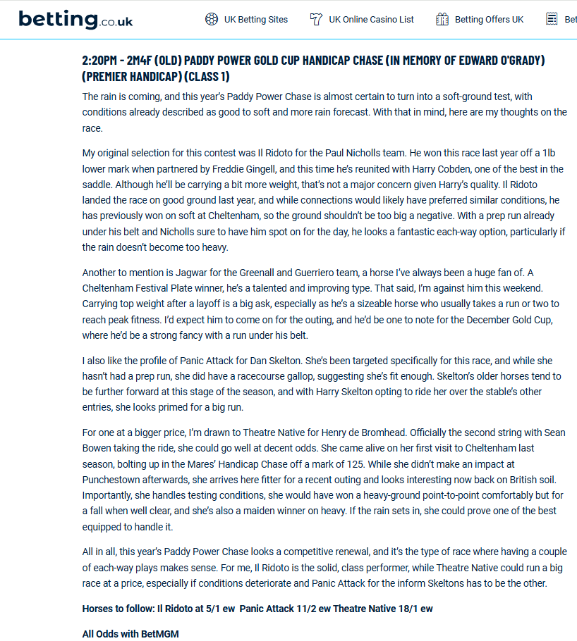 BetCoUK's tweet image. There were some fantastic shouts from @WWWoodzy92 this weekend too! 👏

He had July Flower win the Arkle Trial at 6/5 and Panic Attack win the £160,000 Paddy Power Gold Cup at 11/2 (6/1 SP)! 🥇🥇

He also had a nice place at 14/1 with King Bucks! 🥉✅