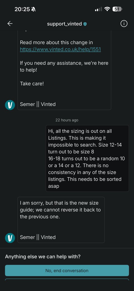 tynglnu's tweet photo. @carrie_walsh_ No care for UK users. The size filter doesn’t work and there is nothing they are going to do about it https://t.co/7wX9xWmUYM