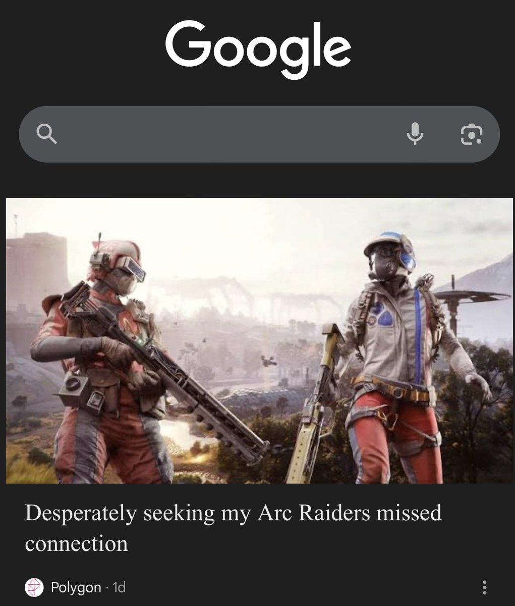 Which one of you is this 😭!? <a href="/ARCRaidersGame/">ARC Raiders</a>