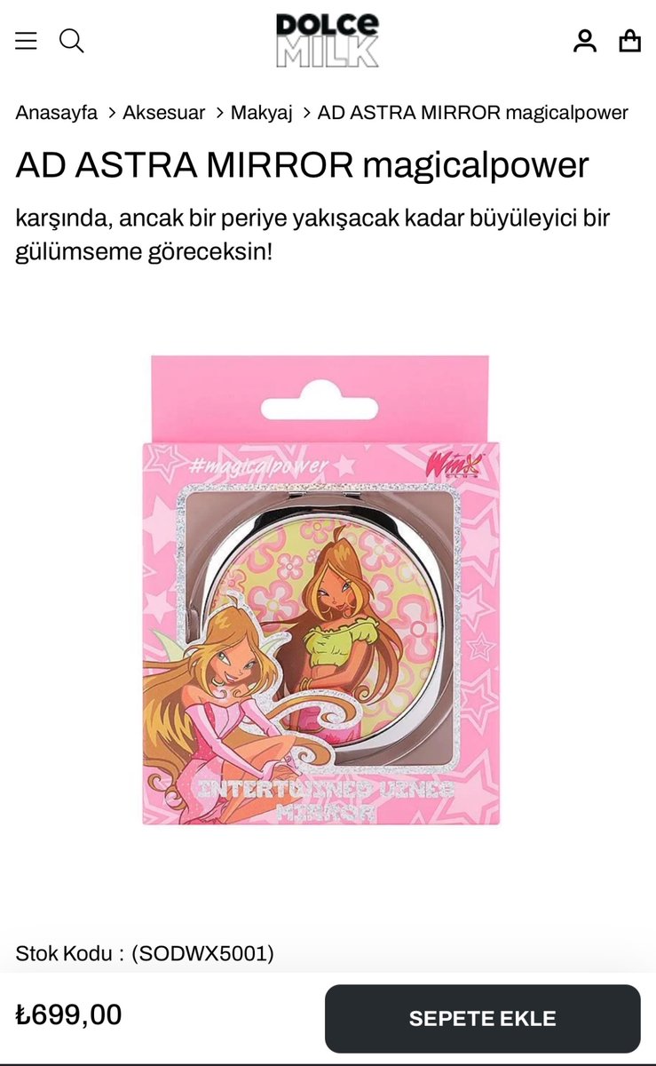 senexecutive's tweet image. 1 milyoncularda satılan kücükken aldığımız winxli aynaları 700 tlye satıyorlar kapitalist sistem yok ol