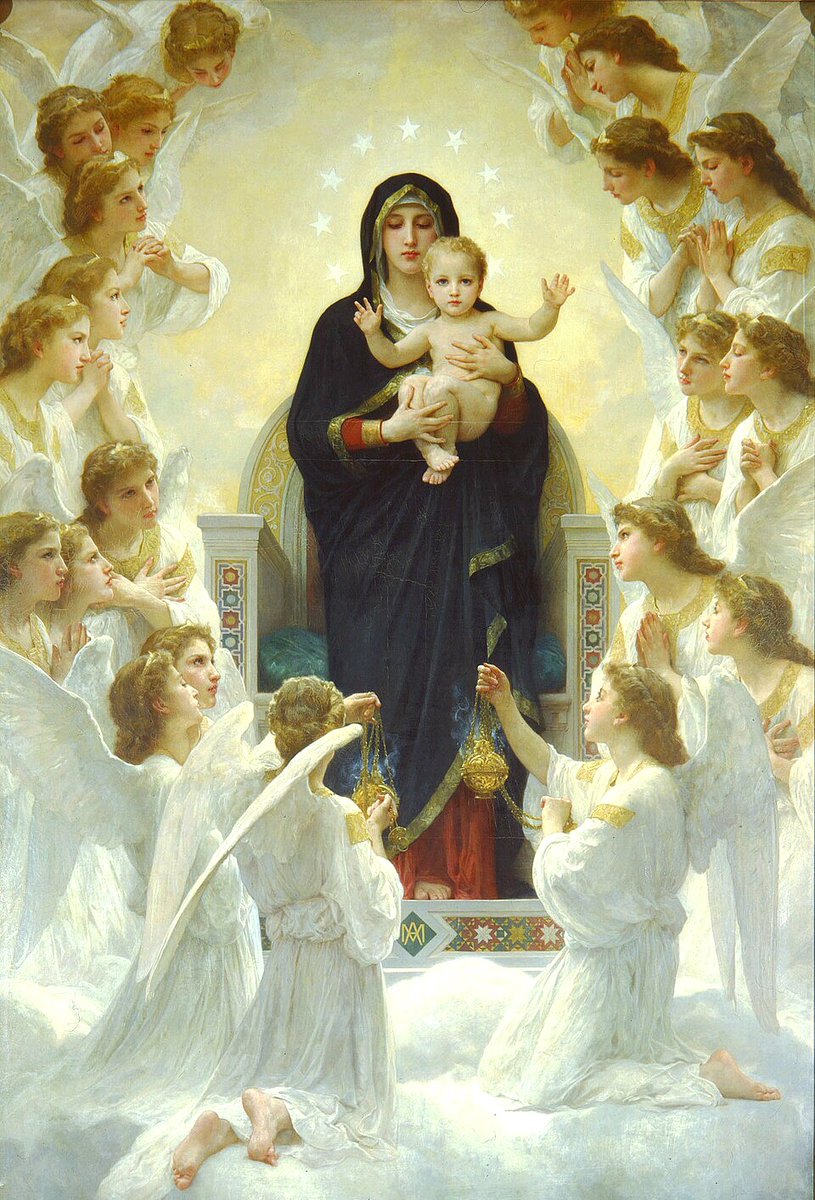 Ave, regina dei cieli,
ave, signora degli angeli,
porta e radice di salvezza
rechi nel mondo la luce.
Godi, Vergine gloriosa,
bella fra tutte le donne.
Salve, o tutta santa,
prega per noi Cristo Signore.

#Maria

🖌 W.A. Bouguereau