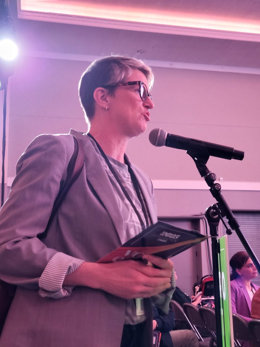suestroud's tweet photo. @JenniferRice6 speaks to the rural EDA caucus motion. Create a rural lens and improve funding for rural areas. Kamal Grewal: It's time to shift perspective. We can win these ridings if we strengthen the party from the grass roots up. #BCNDPConvention2025 https://t.co/DyURo4wQPB